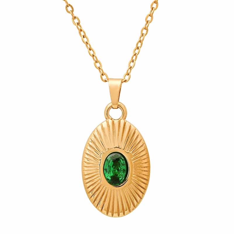 Eternal Radiance Necklace (Emerald Green)